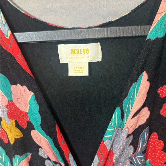 Anthropologie Maeve Camilla Maxi Dress Large Boho Paisley - Picture 3 of 9